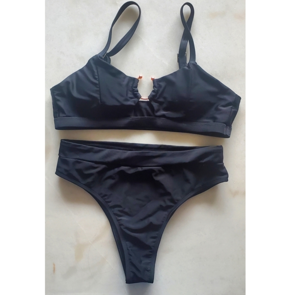 SHEIN Ring Link Bikini Swim Set
